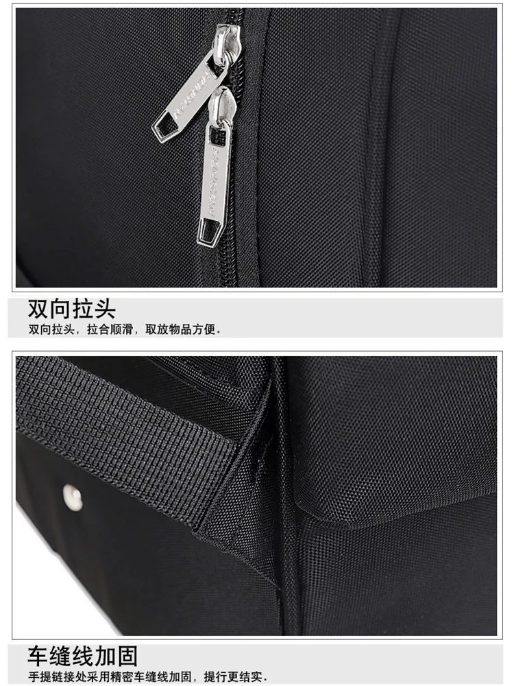 Business-Rucksack für den Außenhandel, Großer Multifunktionaler Doppel-Rucksack, Studentenrucksack, Leichtgewichtig – Detail 33