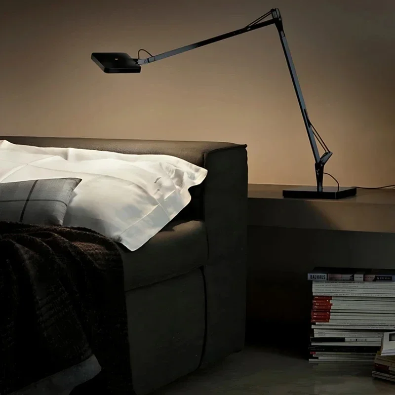 Imagem -03 - Braço Longo Led Desk Lights com Interruptor de Toque Escurecimento Table Lamp Italiano