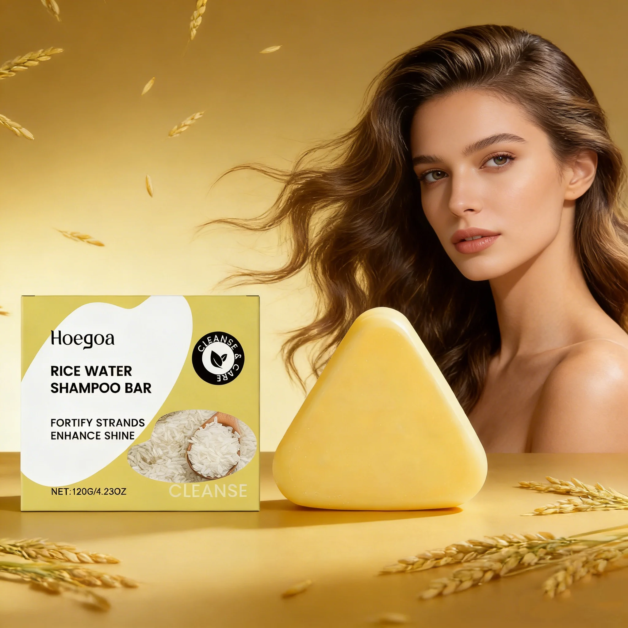 Rice Water Shampoo Bar Scalp Strengthening Boosts Shine Hair Growth Moisturizing Nourishing Repair Dry Damaged Hair Shampoo Soap