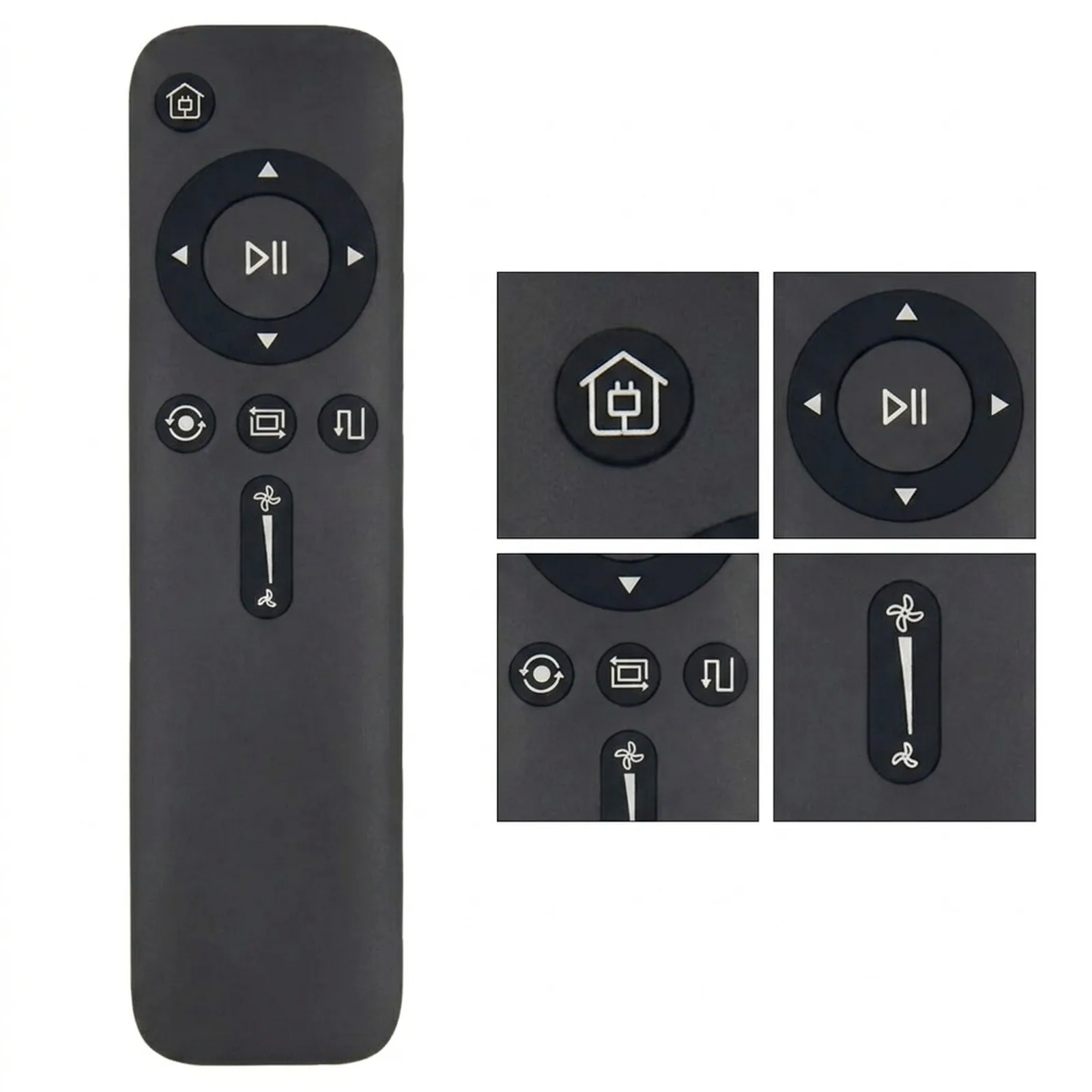 Effortlessly Adjust Multiple Functions with this Remote Control for Samsung VR5000R VR05R5050W Robotic Vacuum Cleaner Parts