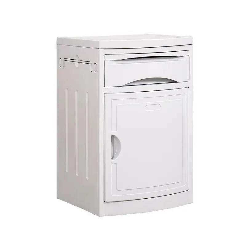 

Modern style ABS Medical bed Cabinets Lockers Tables Removable plastic bedside furniture for hospitals and clinics