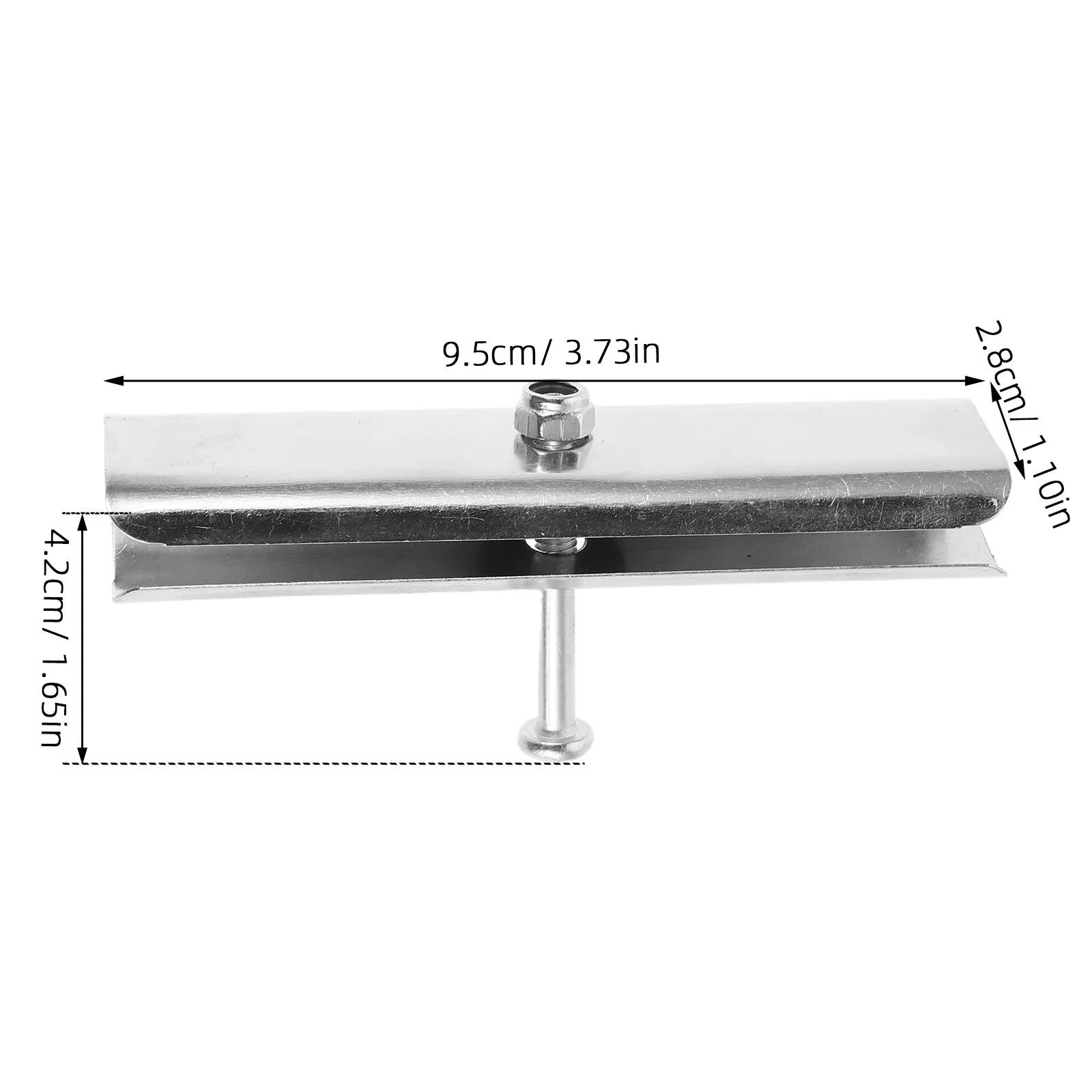 8Pcs Oval Pole Reinforcement Bracket Heavy Duty Replacement Hardware for 25Mm Market Patio Umbrella Pole Repair Fix Broken Shaft