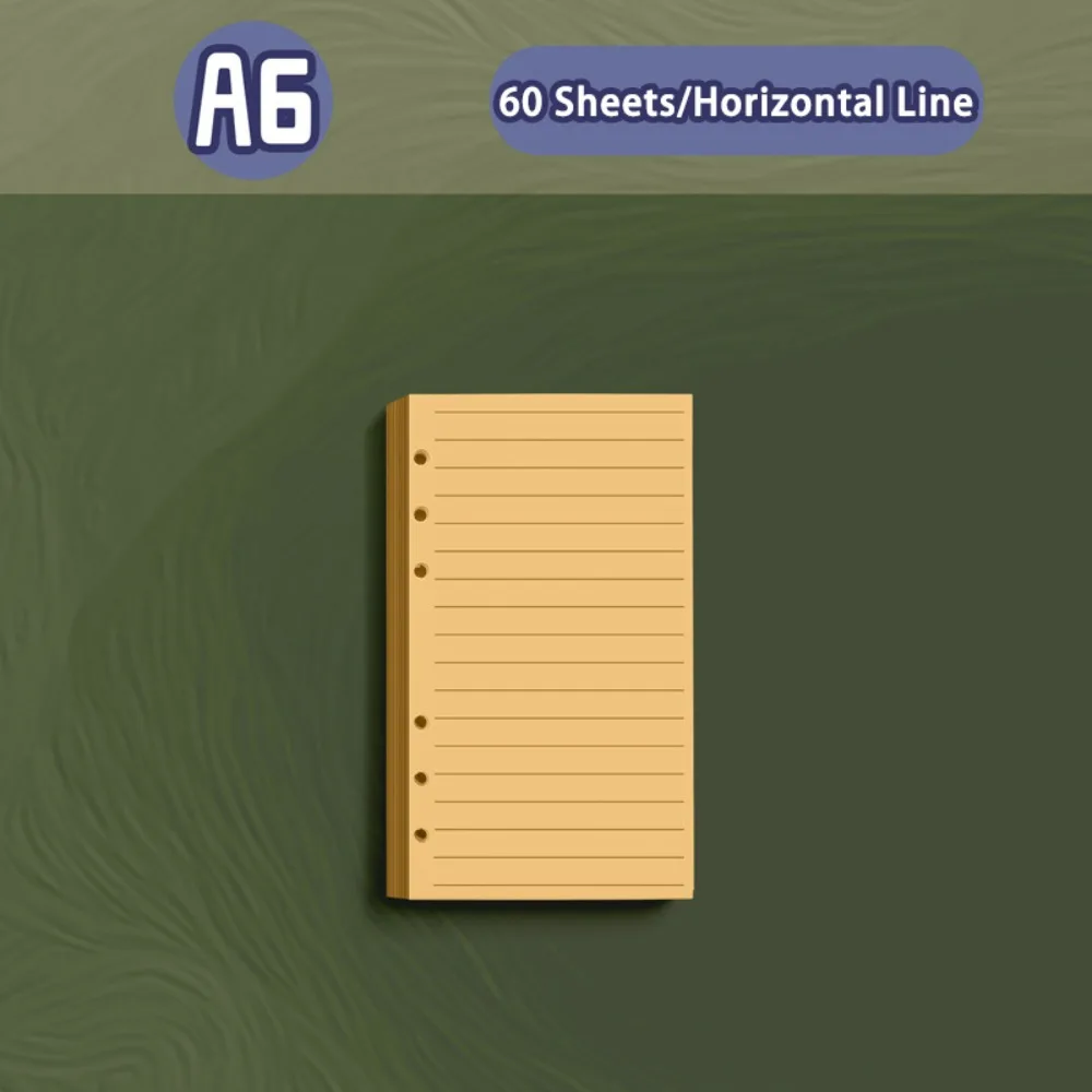 High Quality A5/A6 Notebook Loose-leaf PU Leather Travel Journal Detachable Shell Diary Book School Office