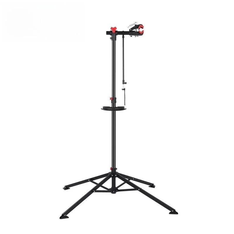 Bicycle repair frame Mountain bike frame folding quick release display