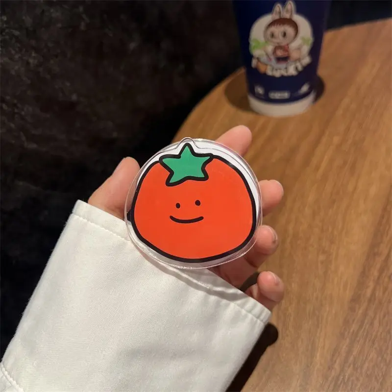 

Корейский милый мультяшный овощной магнитный держатель для телефона Tok Griptok для IPhone 16, 15, 17, универсальный держатель-подставка Samsung