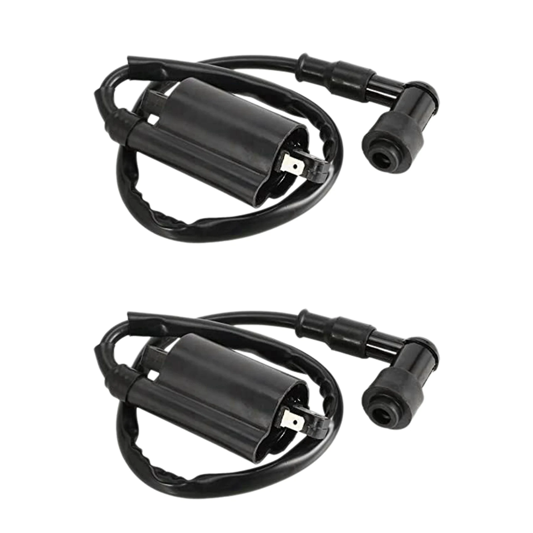 Bobinas de encendido para motocicleta, accesorio compatible con Yamaha GS125 GN125 VX250 Virago 1100 XV1100 XV-1100 1995-2007, 2 unidades