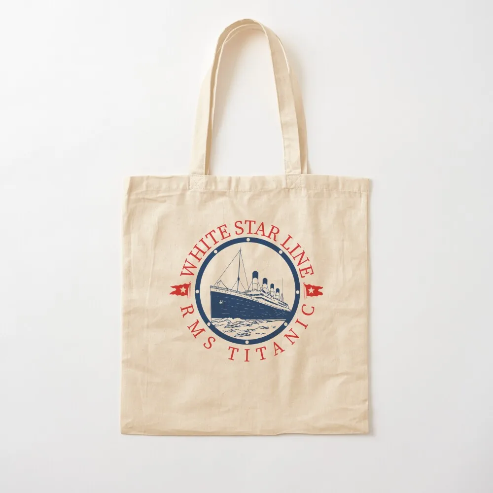 

Titanic Captain Vintage Cruise Sinking Ship Atlantic Ocean Voyage Tote Bag tote bag custom Canvas Tote Bag