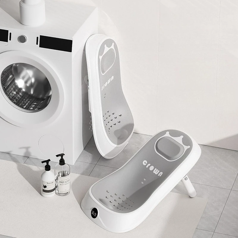 

Multifunctional Foldable Infant Bath Stand Newborn Baby Reclining Bath Support Universal for Baby Bathtub Non Slip Mat Bath Net