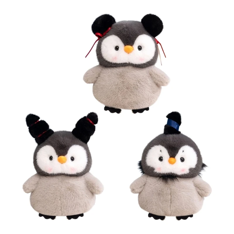 

Soothing Doll Lovely Penguins Hugging Doll Stuffed Animals Birthday Gift 15UB