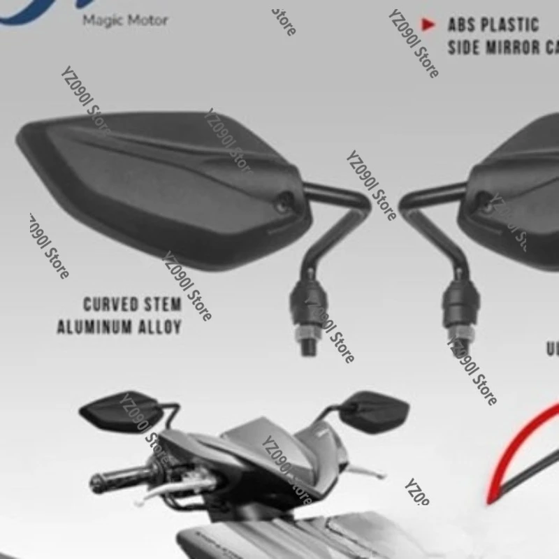 Universal Modified Rearview Mirror Motorcycle Electric Scooter Adjustable Side Rear View Accessories