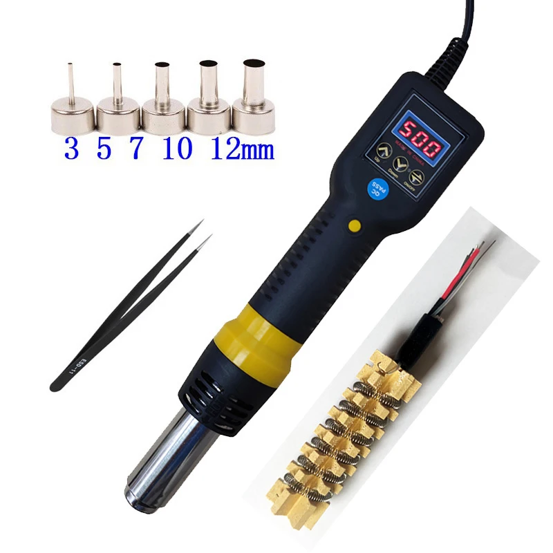 835D Hot Air Gun Portable LED Display Rework Station Heat Gun Hair Dryer Temperature Adjustable Welding Station