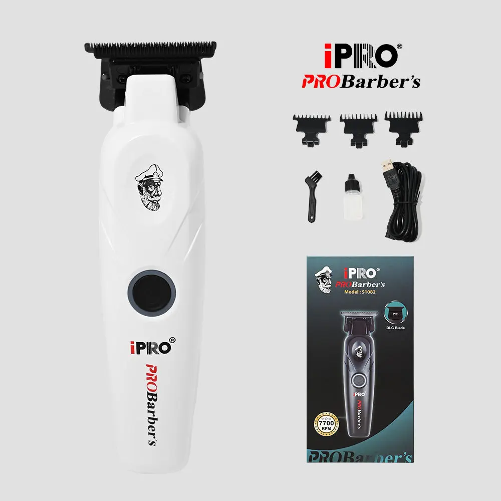 IPRO carving electric push shear DLC heat dissipation coating blade head new hair clippe
