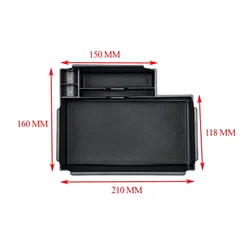 For Ford Explorer 2020-2025 Car central armrest storage box Console Organizer Center Tray Storage car Accessories