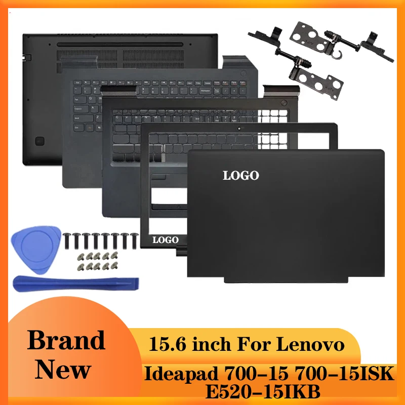 

Ноутбук для Lenovo Ideapad 700-15 700-15ISK E520-15IKB LCD задняя крышка/Передняя панель/петли/Подставка для рук клавиатура/нижний корпус ноутбуки