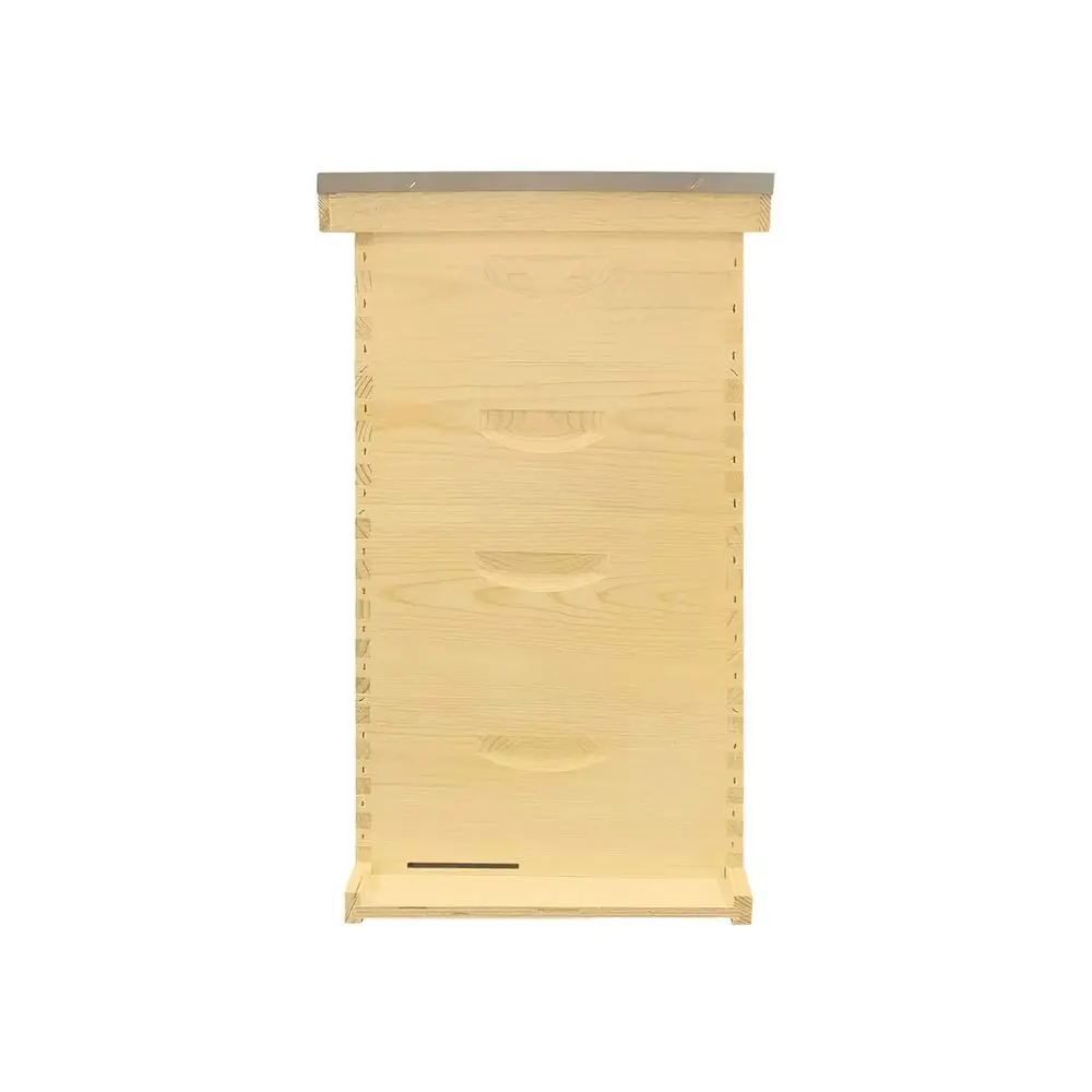 Colonia o apiario completo y ensamblado para la cría y producción de abejas, kit de apicultura tradicional expandible listo para usar para principiantes y más.