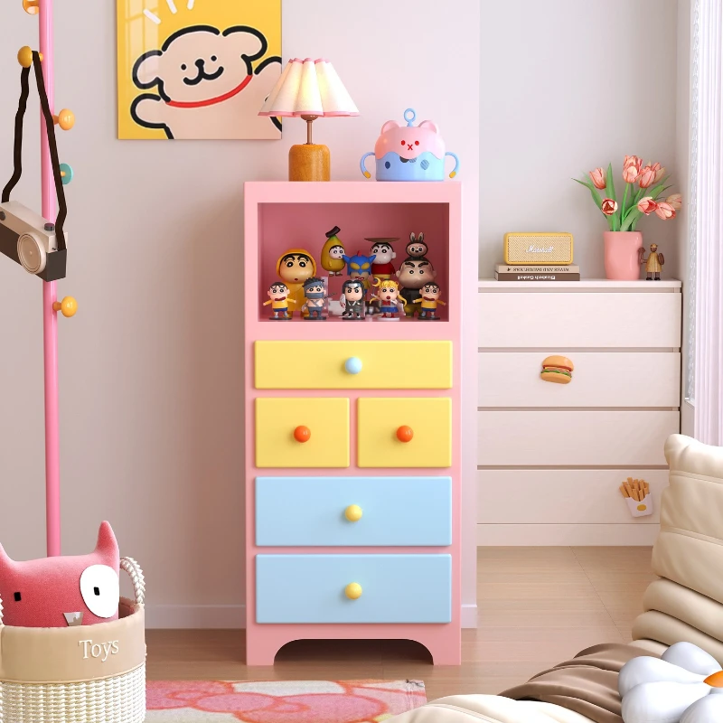 

Dopamine ins Barbie pink sofa side table storage chest of drawers living room storage cabinet modern display cabinet sideboard