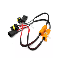 2PCS 9005 9006 H10 9145 LED Headlight Fog Canbus Decoder Error Free Warning Canceller Load Resistor 50W 6ohm