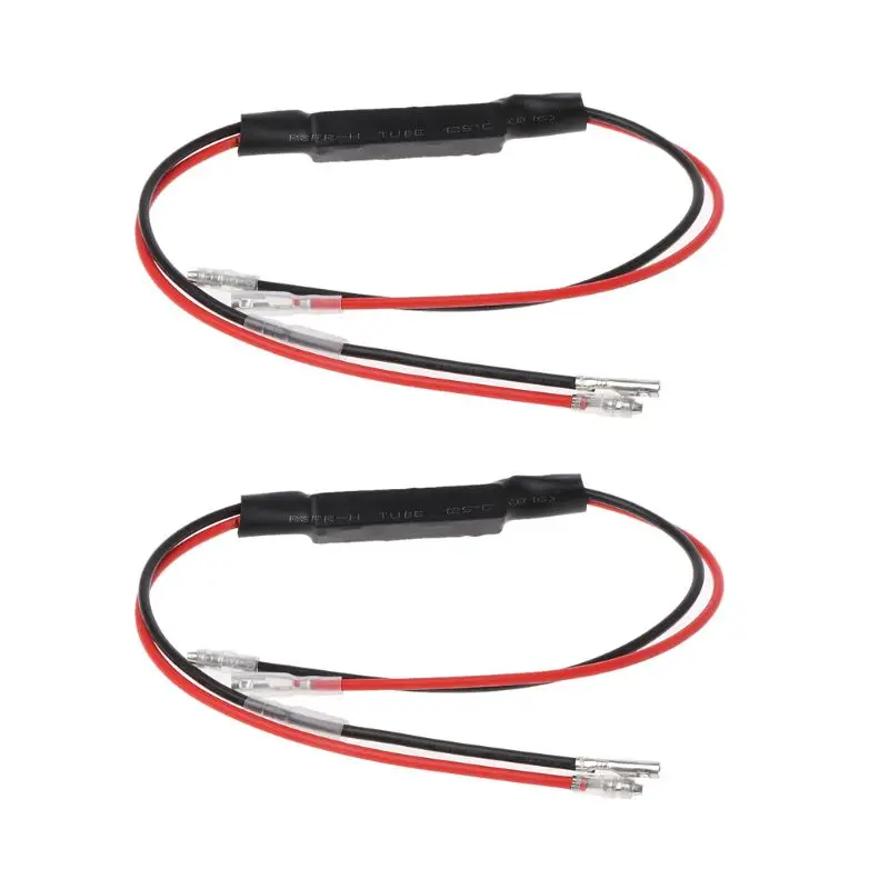 U90C 2 pezzi resistori di carico in cemento per moto LED indicatore di direzione indicatore luminoso DC 12V 10W resistenza al cemento 10 Ohm