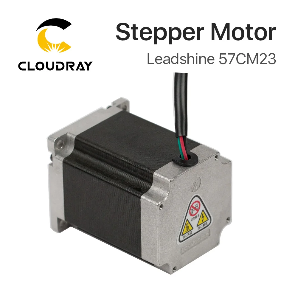 Cloudray Leadshine 2 Phase Stepper Motor 57CM23 for NEMA23 5.0A 2.3NM Length 76mm Shaft 8mm for Co2 Laser Engraving Machine