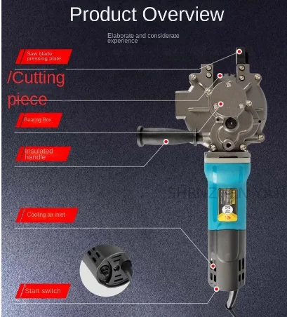 Electric Steel Bar Cutting Machine Portable Square Steel Pipe Bolt and Screw Cutting Machine