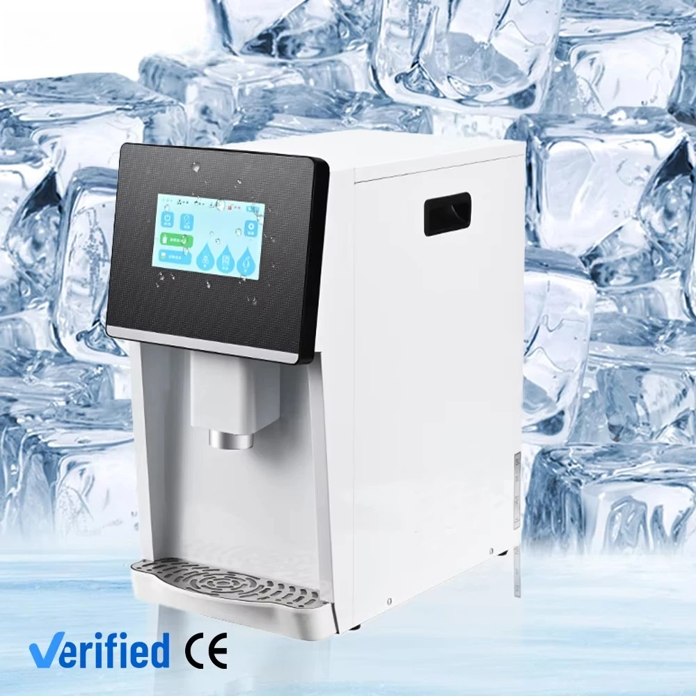Factory  50kg/24h Low Energy  Ice Machine Water Dispenser and Ice Dispenser Granular Ice Maker for Home and Office
