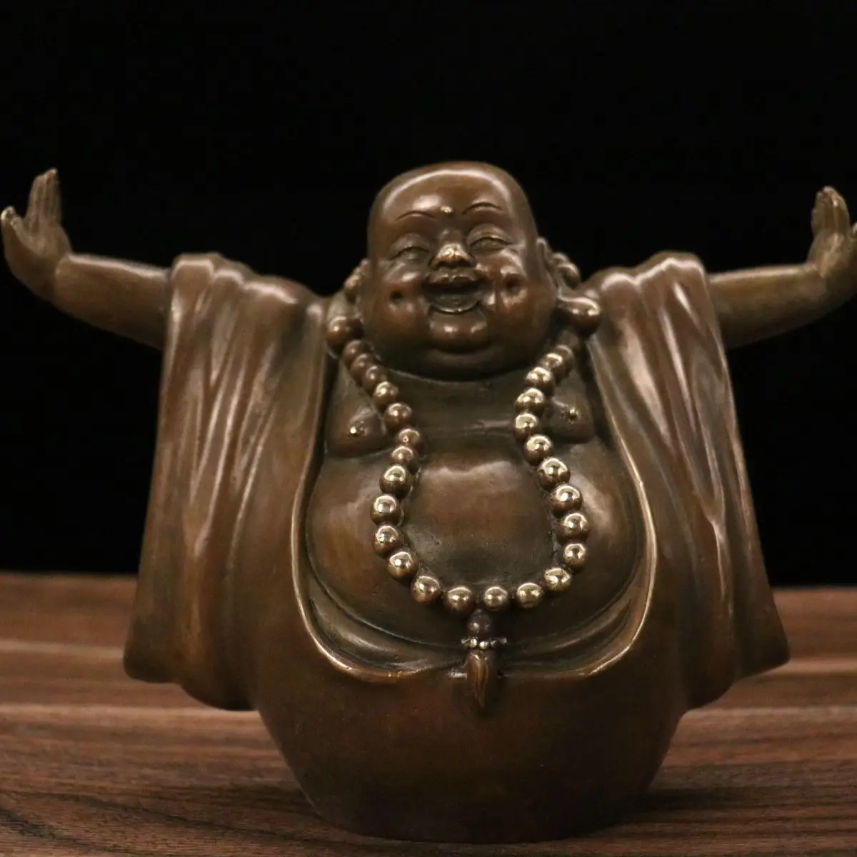 Good luck laughing buddha Statue Sculpture Figurines Home Garden Decoration Statues For House