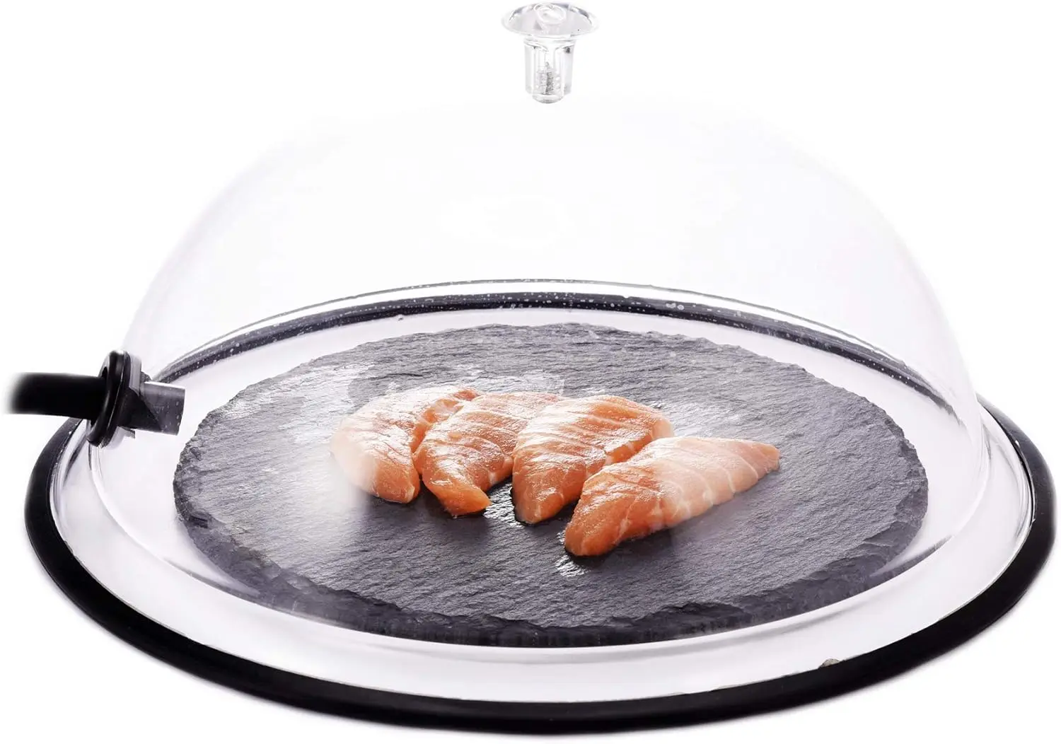 

Smokin Cloche Dome Cover 10 Inches Lid for Plates, Bowls and lasses, Smoker un Smokin Infuser Smoke Infusion Spe