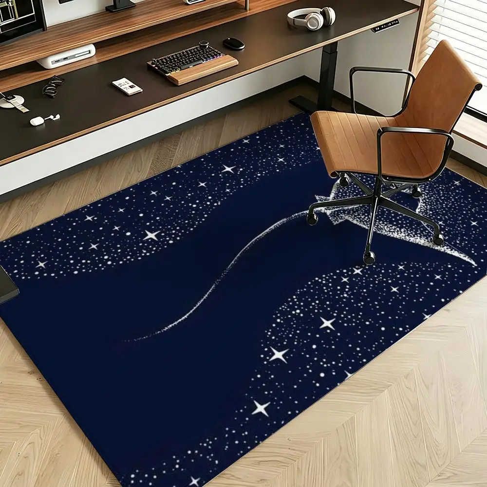 Nature M-marine L-life Floor Mat Soft Flannel Floor Mat  Suitable for Entryways, Living Rooms, Bedrooms, and Bathrooms