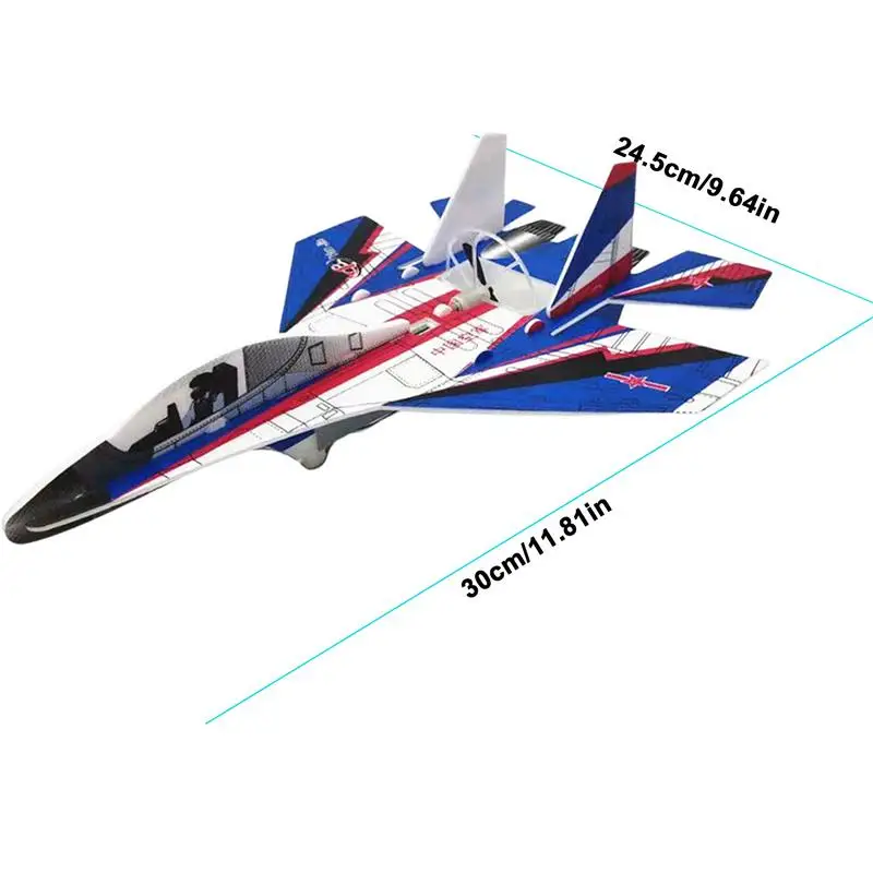 Electric Airplane Toy USB Rechargeable Glider Planes For Kids Electric Fly Model Plane With Spinning Function Gifts For 7-14