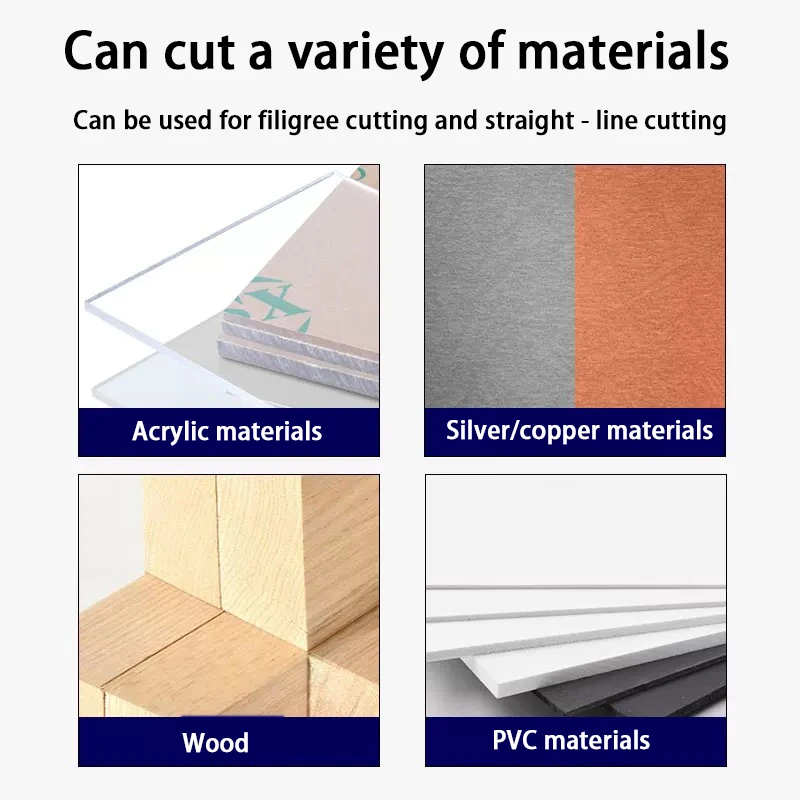 

Electric Desktop Woodworking Band Saw Machine Small Multifunction 133mm Cutting Width 1600RPM 10 Linear Saw Strip Curve