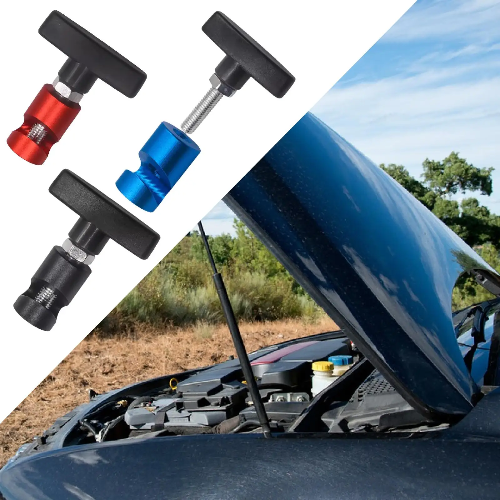 

Lift Support Clamp Automotive Accessories Aluminum Alloy for Liftgate Tailgate Hatch Parts Professional Sturdy Hood Strut Clamp