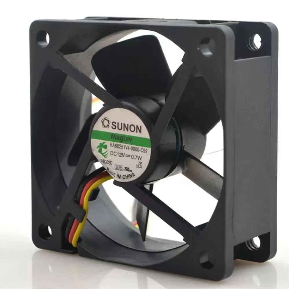 For Sunon HA60251V4-0000-C99 6CM 6025 60mm DC fan 12V 0.7W Maglev silent