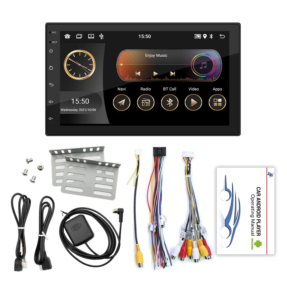 7/9/10-inch Vehicle-mounted GPS Navigation All-in-one Vehicle MP5 Bluetooth Reverse Player Radio