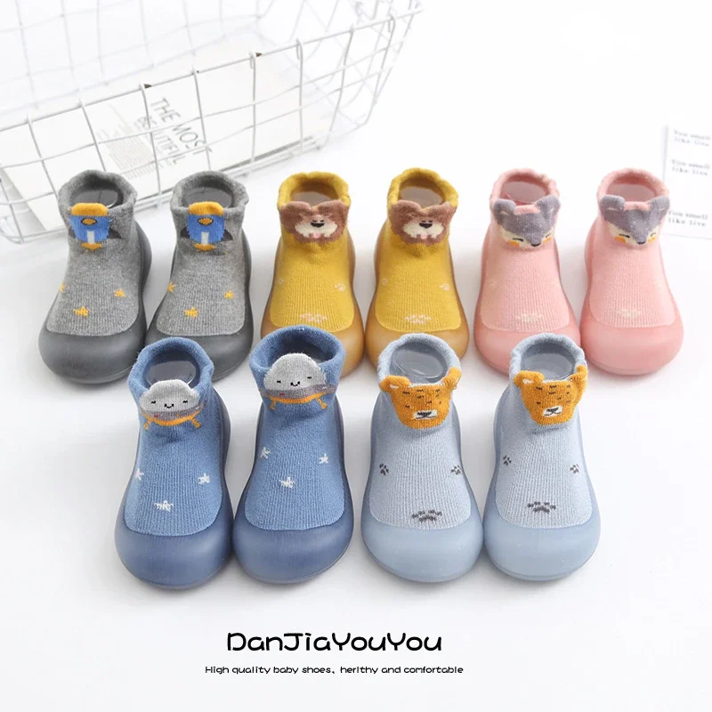 

Infant Toddler Toddler Shoes Autumn and Winter Soft-soled Children's Shoes Non-slip Breathable Baby Indoor Floor Socks Shoes