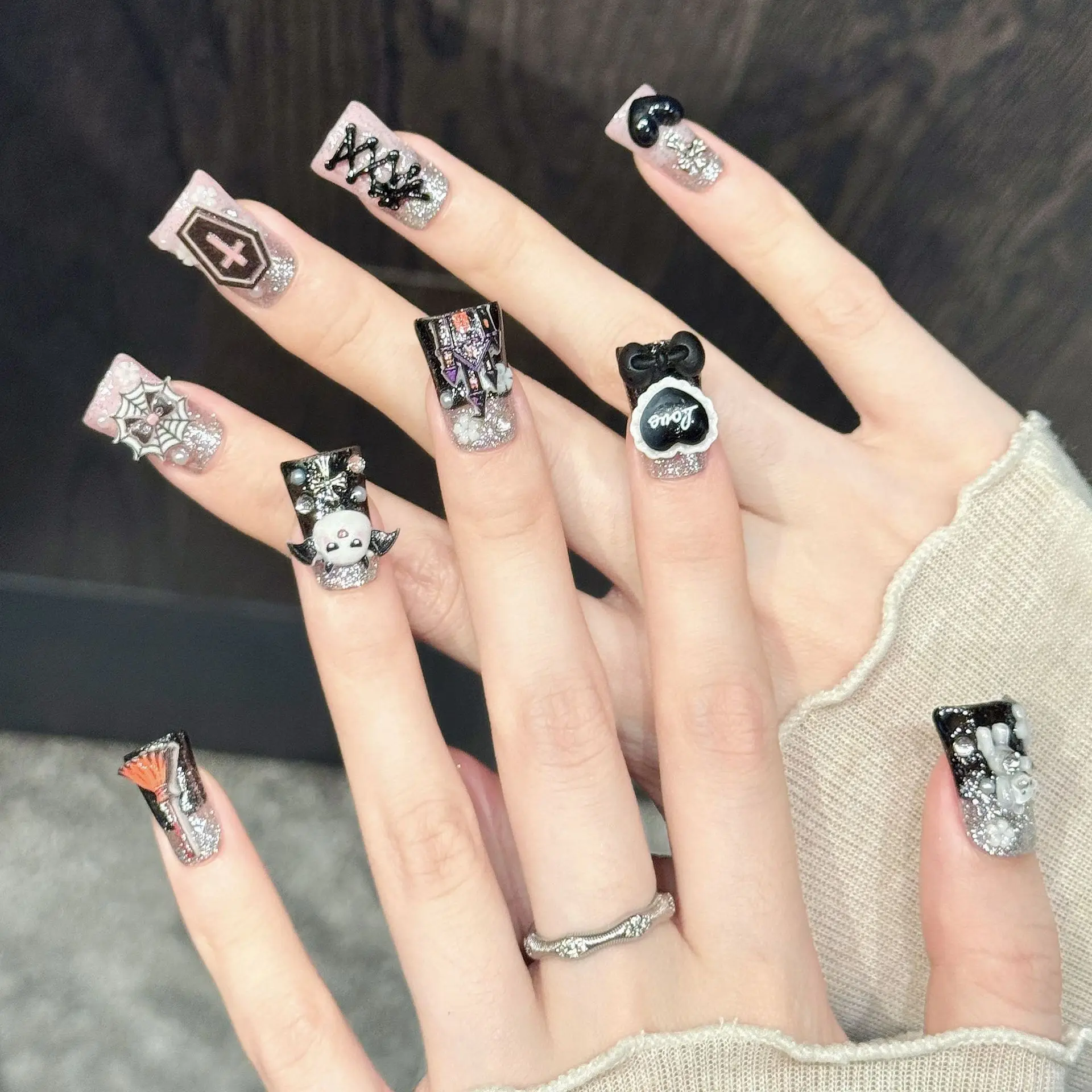 10PCS Duck Handmade Press On N - Nail Art Fake recension och pris