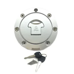 Motorcycle Aluminum Fuel Tank Gas Cap Cover W/ Key For Honda CBR600RR 2003-2017 CBR1000RR 2004-2011 CBR1100XX 1999-2006