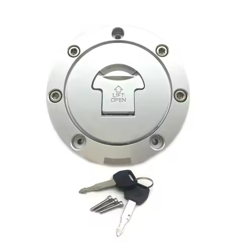 Motorcycle Aluminum Fuel Tank Gas Cap Cover W/ Key For Honda CBR600RR 2003-2017 CBR1000RR 2004-2014 CBR1100XX 1999-2006