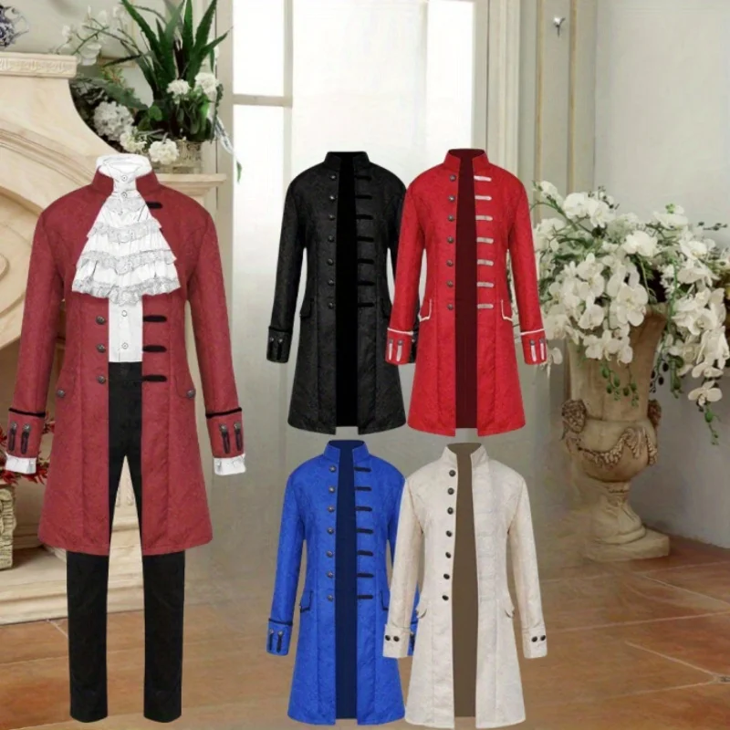 

3D Articulated Cut Black Stand Up Collar Dance Costume Retro Long Sleeved Set Anti Wrinkle Drape Performance Dress