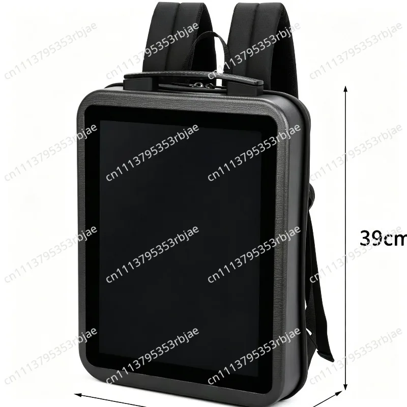 Equipped with 15.4-inch HD LCD screen, supports video, picture and text playback for mobile advertising