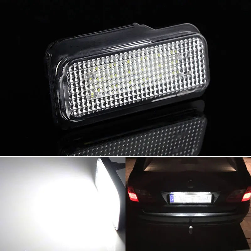 

Canbus White LED License Number Plate Light for Mercedes Benz C-Class S203 E-Class W211 S211 CLS-Class W219 SLK-Class R171