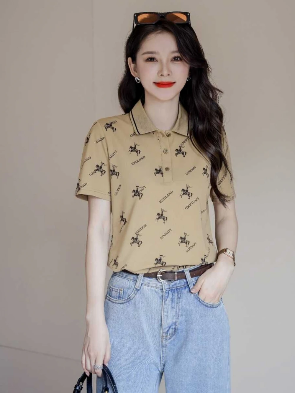 

Элитная британская рубашка с коротким рукавом из летней коллекции, приталенного кроя, для делового повседневного стиля, с креативным узором