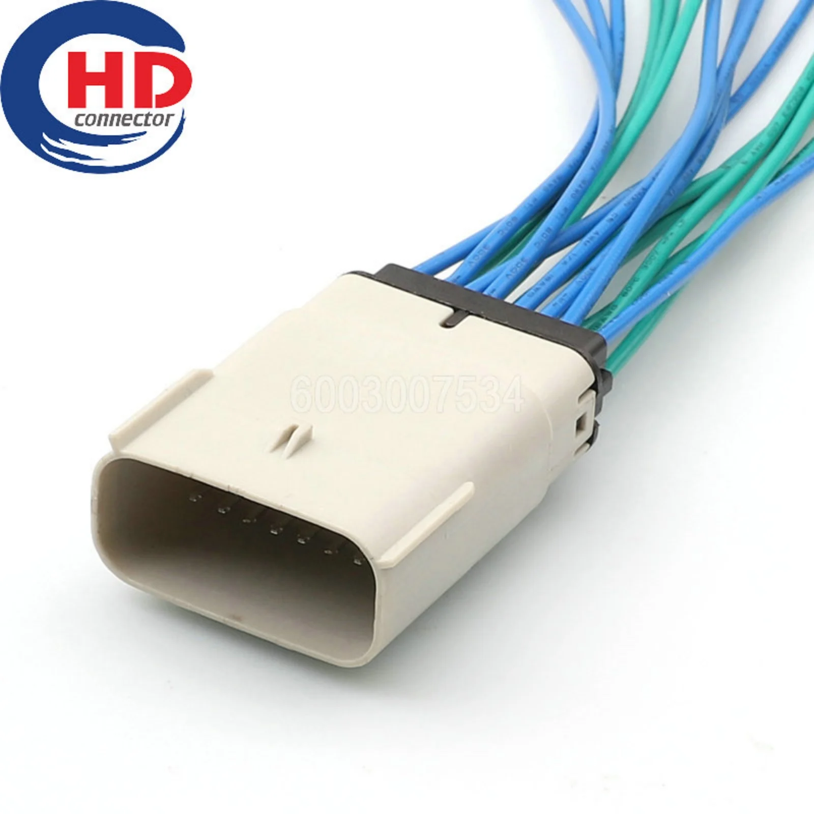 16 Pin 1.5mm Series Unsealed Male Connector Cable Plug Motorcycle Electrical Harnesses Wiring Harness 33482-1602