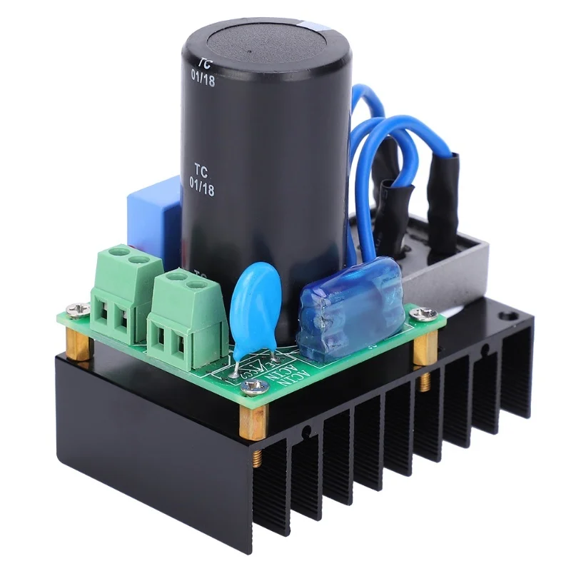 Rectifier Module Board 470UFCapacitor Input 0-220VAC Output 0-311VDC Multiple Protection 220V