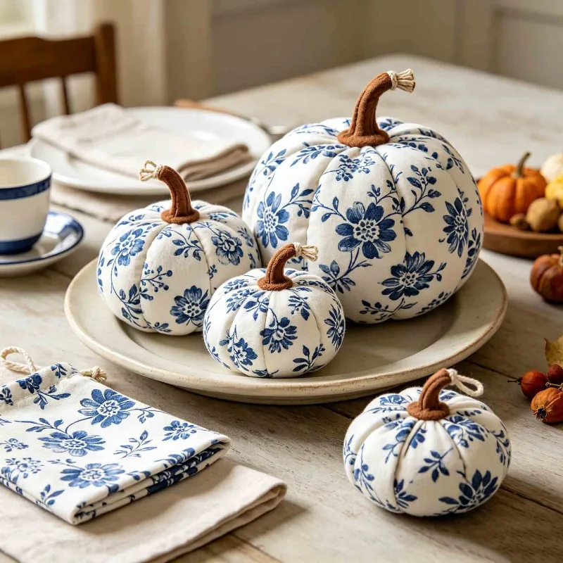Pumpkin Decorations Are Used To Decorate Homes, Offices, Shops, Halloween Parties, Desktop Statues, and Fabric Gifts
