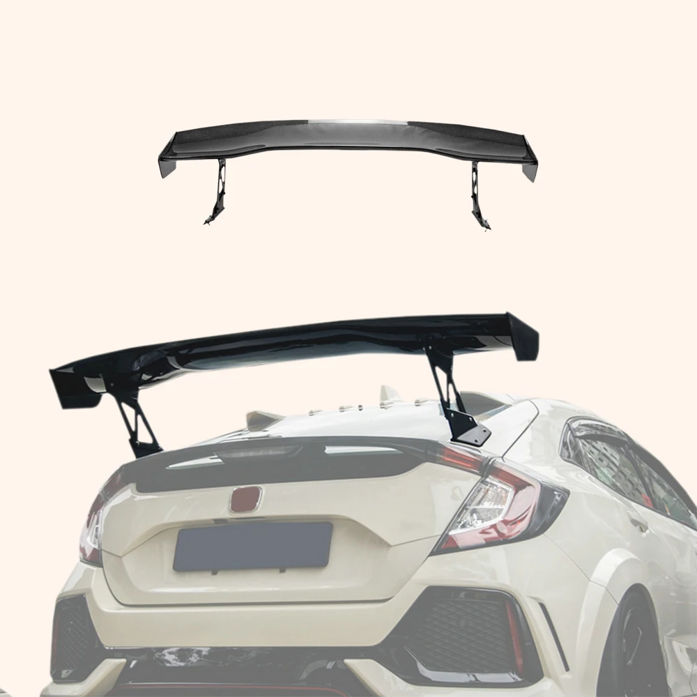 

For Honda Civic FK7 FK8 VTX2 Style Rear GT Spoiler Carbon Fiber