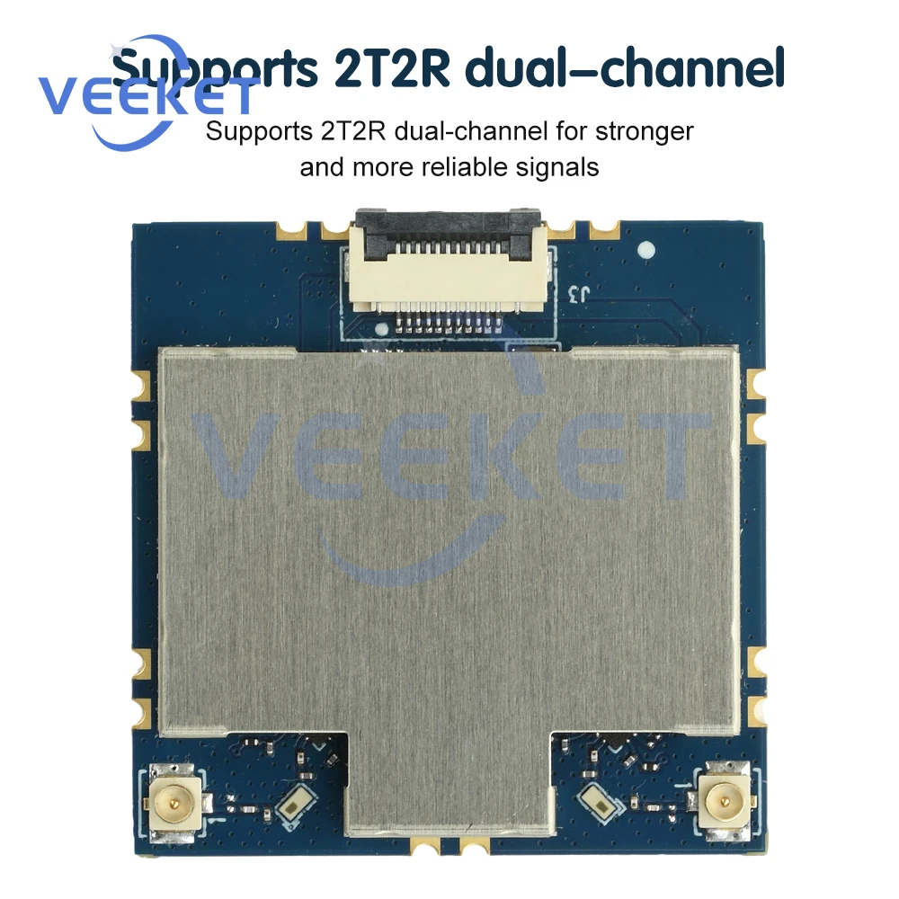 

High Power FPV Drone WiFi Module with FEM Supports 5.15~5.85GHz Wireless Video Transmission Long Range 867Mbps