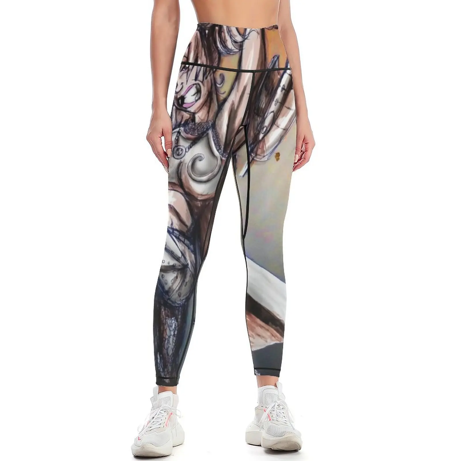 

Female Warrior Leggings leggins push up woman Women's push up Womens Leggings