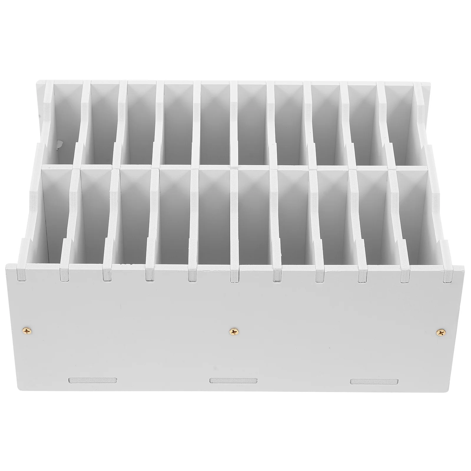 

Multicompartment Pvc Desktop Phone Storage Box Classroom Cellphone Holder Organizer For Teachers Cash Drawer Insert Case Cubby