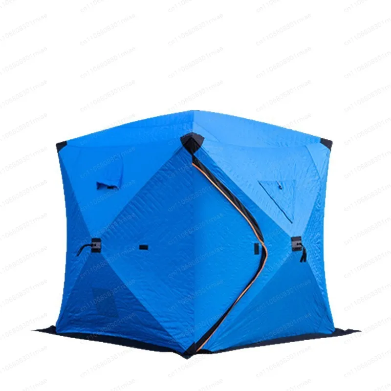 Outdoor TK thickened cotton extreme cold windproof waterproof three-layer ice fishing cotton tent winter tent