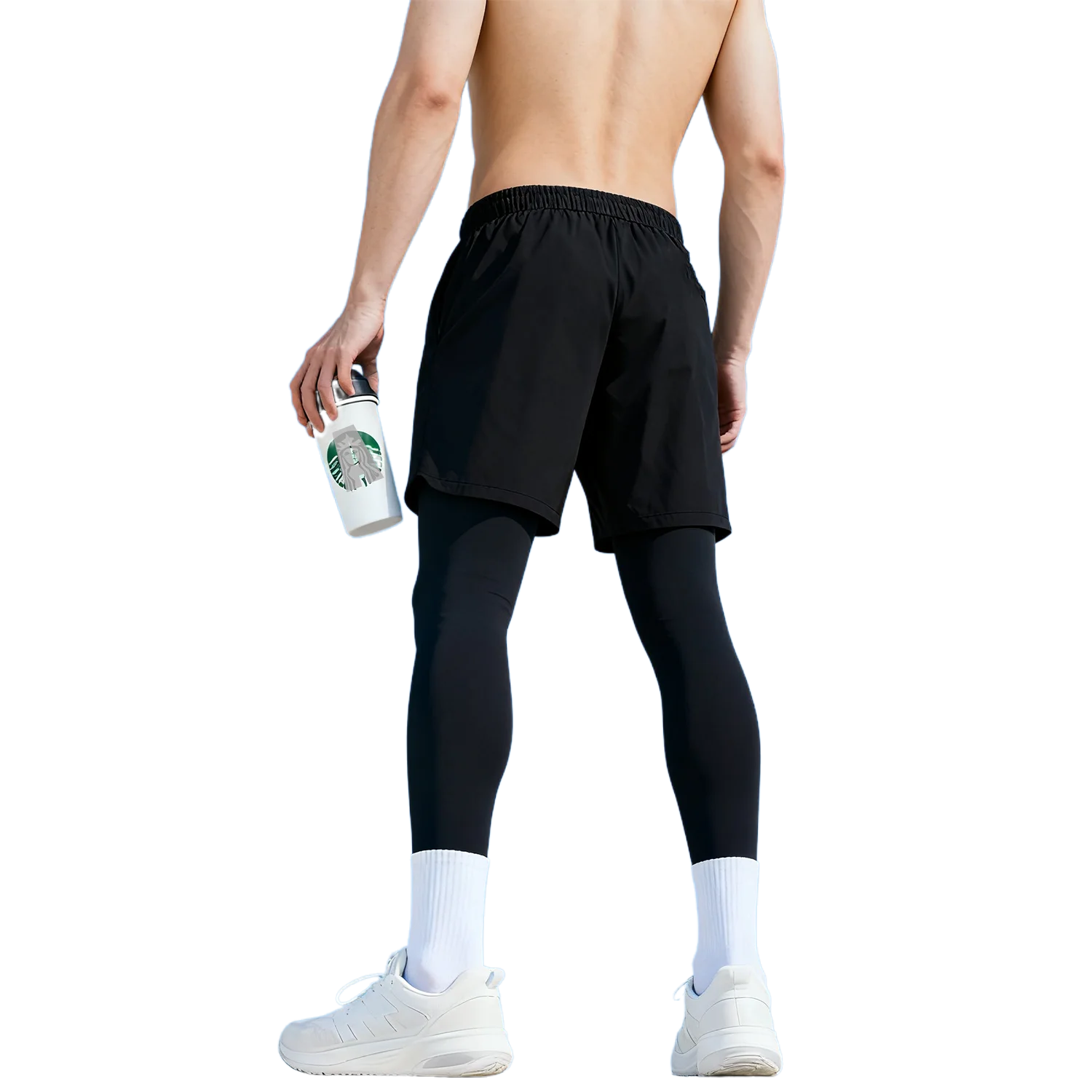 ชุดกางเกงกีฬา 2-in-1 สำหรับผู้ - Compression Shorts Athletes บทวิจารณ์และราคา